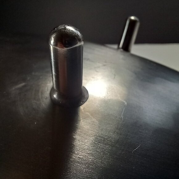 Borrowdale Stainless Steel MCM Style Tray Hand Hammered 14" Length Vintage - Picture 10 of 15